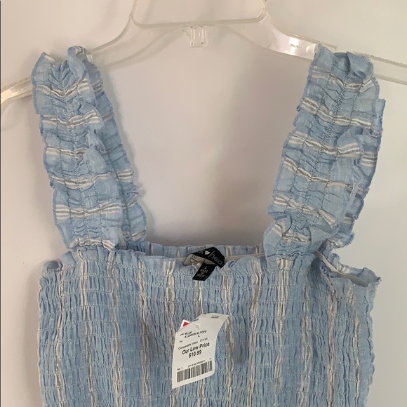 Derek Heart smocked peplum tank - Picture 4 of 4